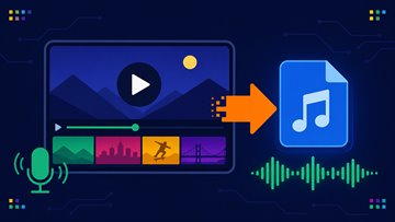 Extrair Áudio de Vídeo Online Grátis - Converter Vídeo em MP3 no Navegador